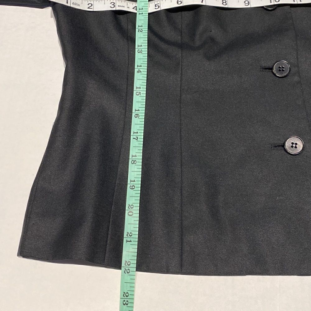 Black button front Harold’s jacket size 8 - Picture 7 of 8